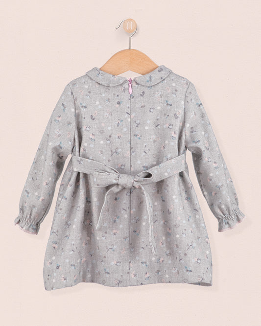 Baby Eveline Flannel Flurries Dress - Baby Dress