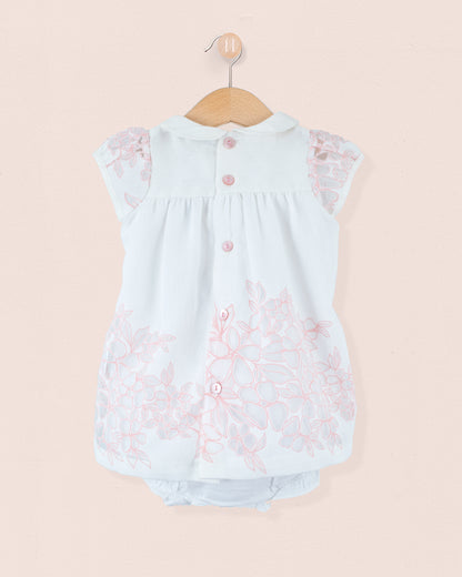 Baby Eva Italian Doppia Pink Set - Baby Dress
