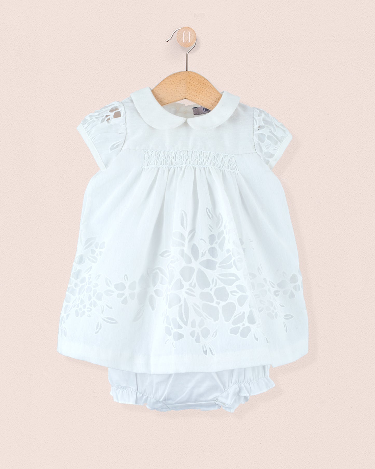 Baby Eva Italian Doppia White Set - Baby Dress