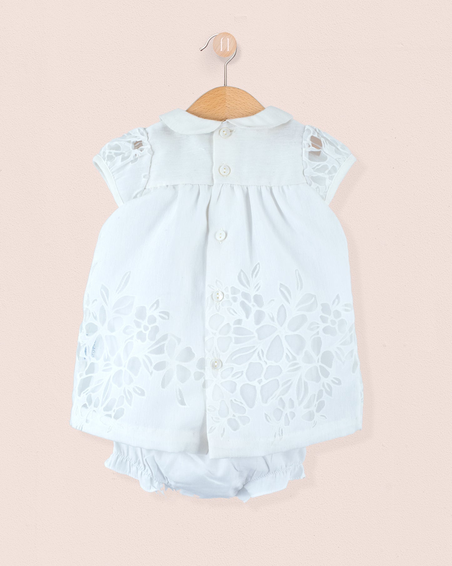 Baby Eva Italian Doppia White Set - Baby Dress
