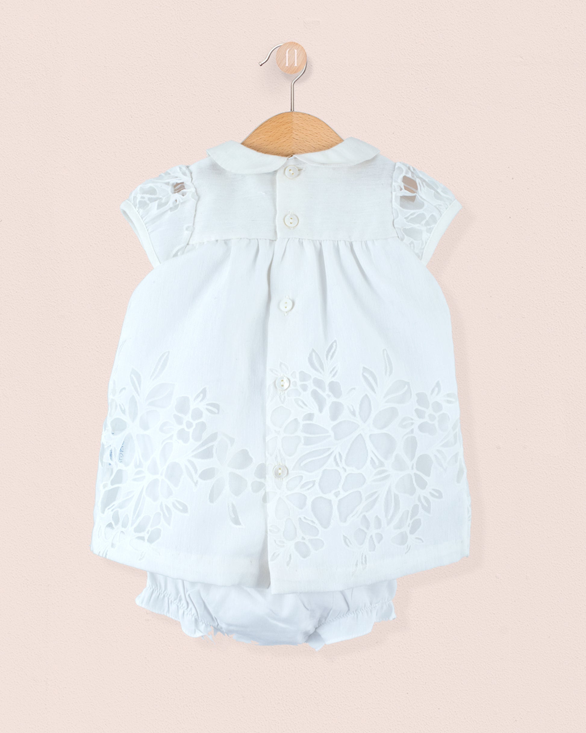 Baby Eva Italian Doppia White Set - Baby Dress