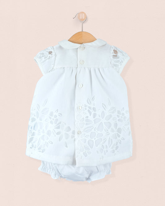 Baby Eva Italian Doppia White Set - Baby Dress