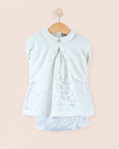 Baby Eva Italian Doppia White Set - Baby Dress