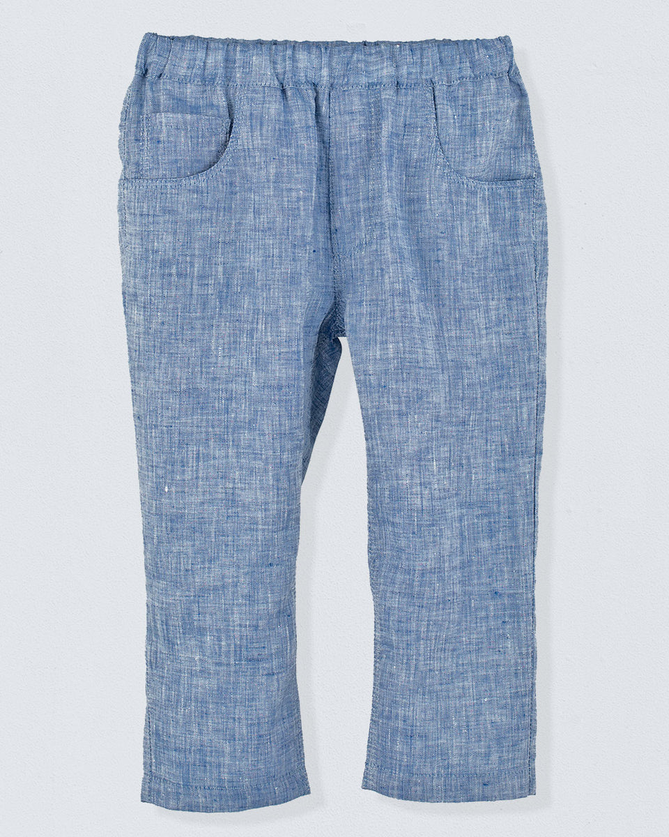 Bali Jean Mélange Linen Pull-On Pants