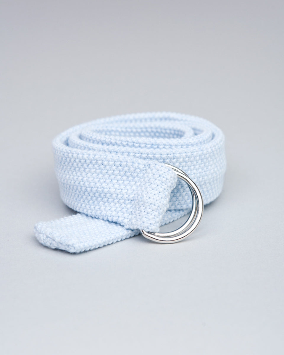 Belt Light Blue Weave