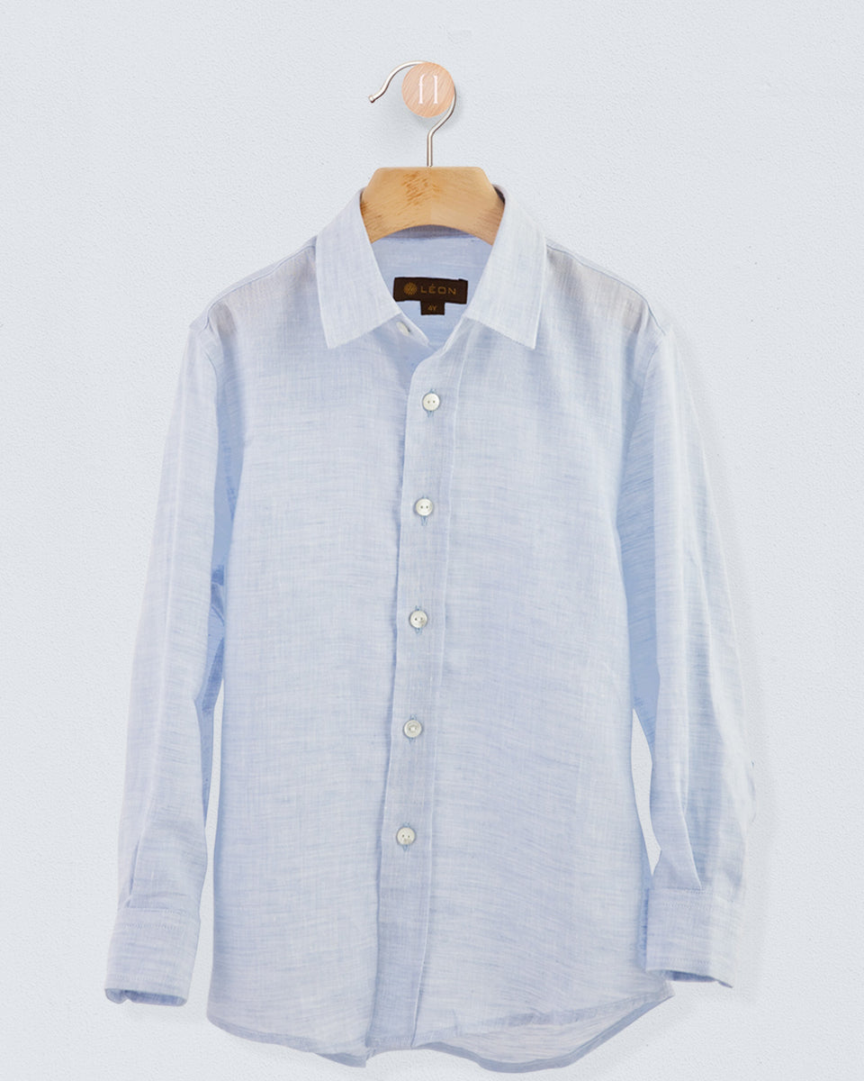 Bernard Light Blue Linen Shirt