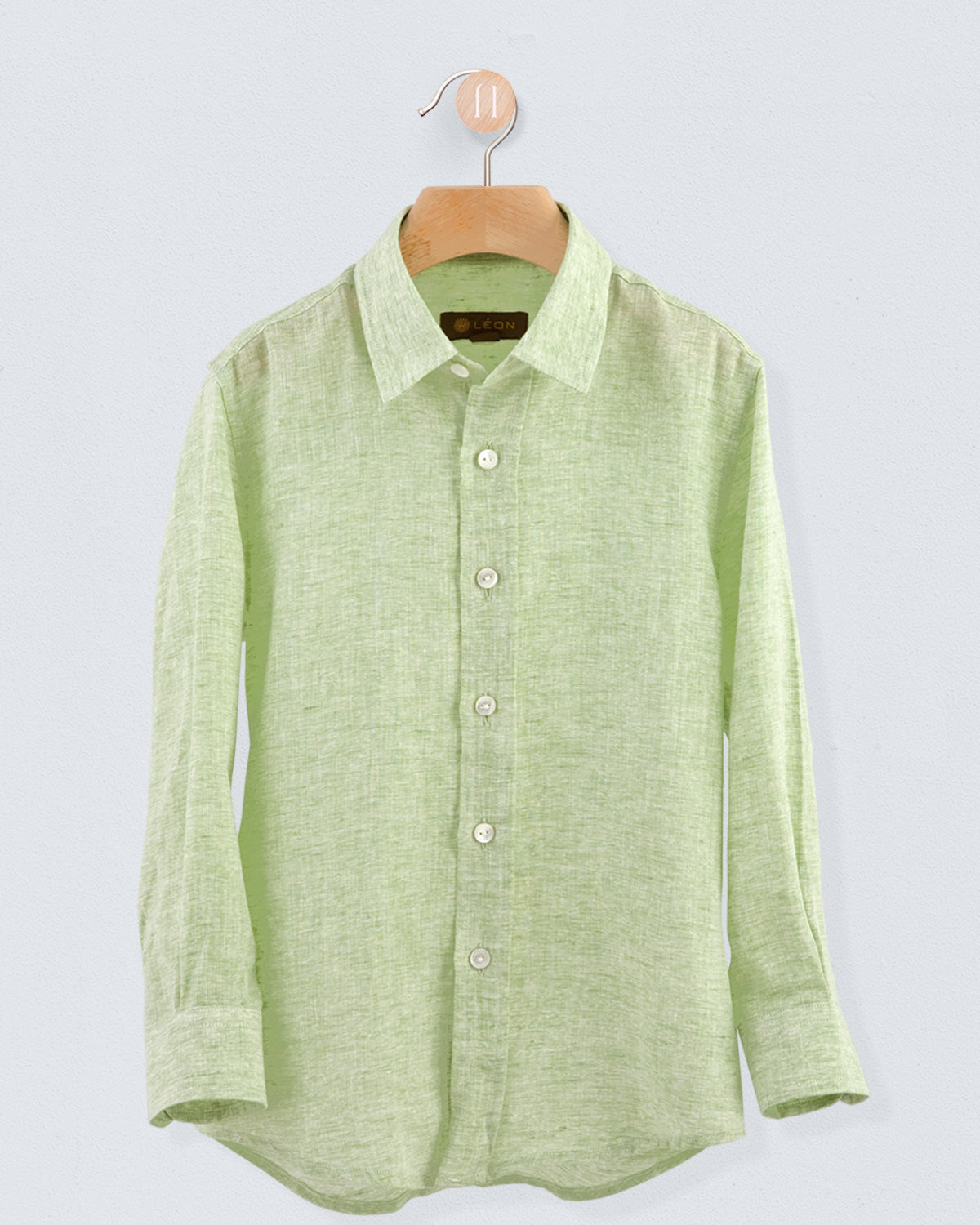 Bernard Grass Linen Shirt - Shirt