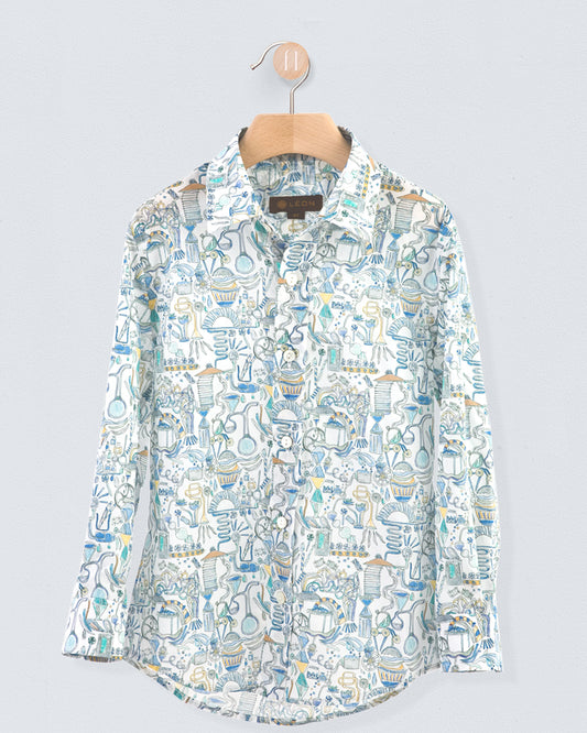 Renard  Liberty Science Blue Shirt - Shirt