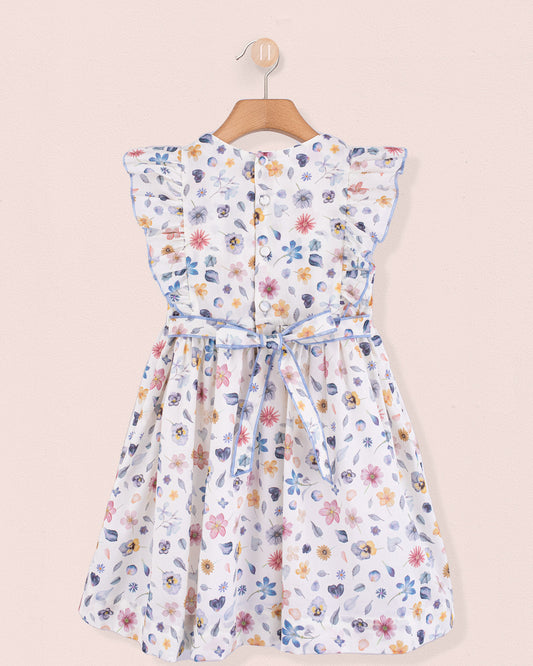 Berenice Liberty Elegant Phylis Smock - Smocked Dress