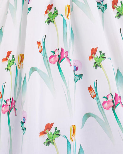 Berenice Liberty Healing Mint Smock - Smocked Dress