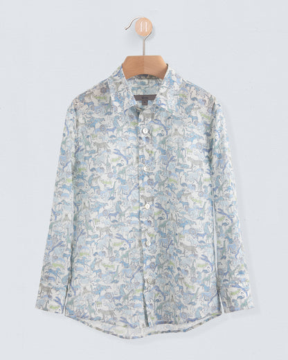 Renard Liberty Safari Blue Shirt - Shirt