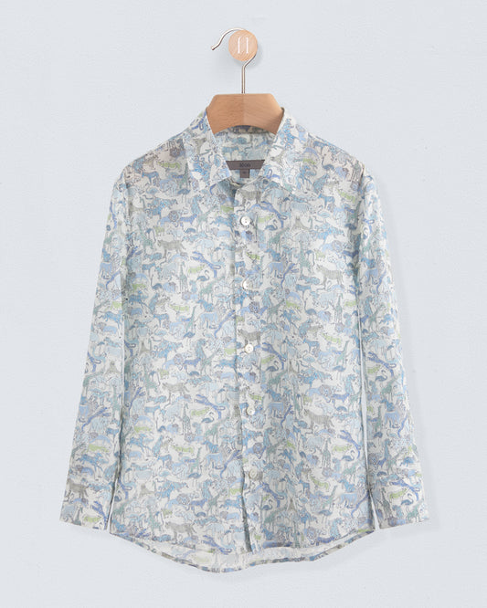 Renard Liberty Safari Blue Shirt - Shirt