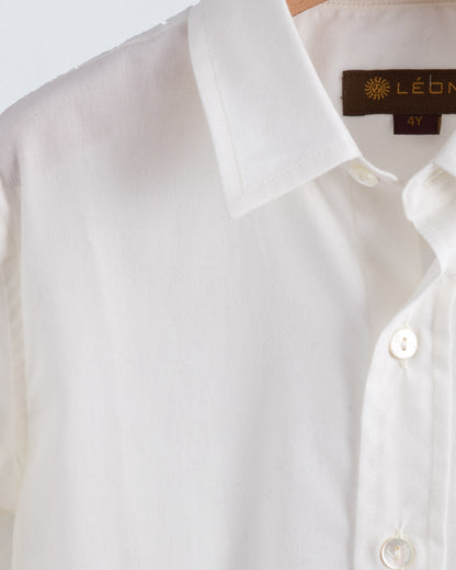 Bernard Fine Italian Cream Flannel Shirt - Shirt