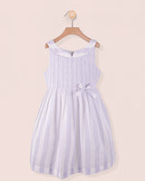 Vienna Italian Lavender Linen Dress