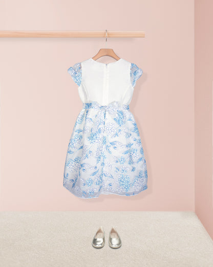 Marianne Ortensia Blue Floral - Dress