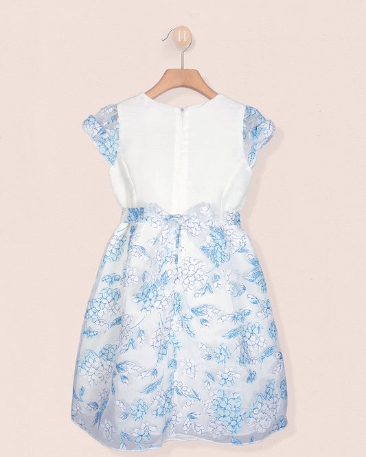 Marianne Ortensia Blue Floral - Dress