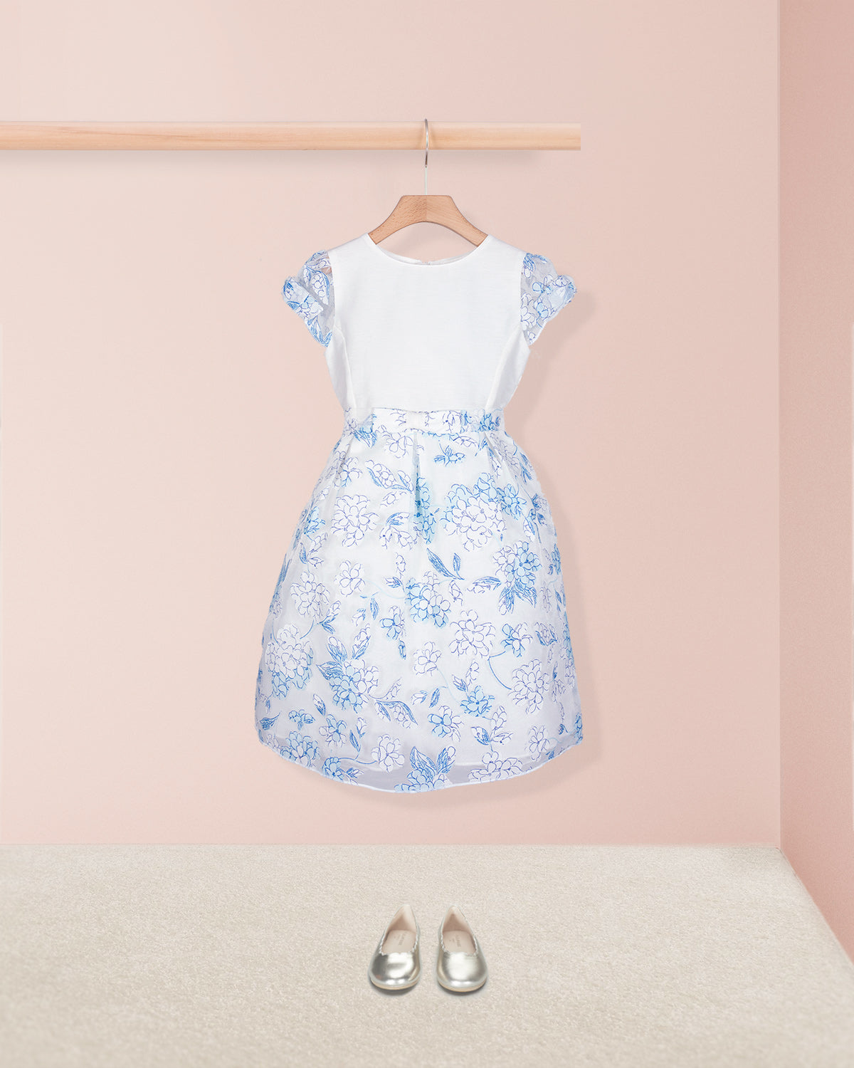 Marianne Ortensia Blue Floral - Dress