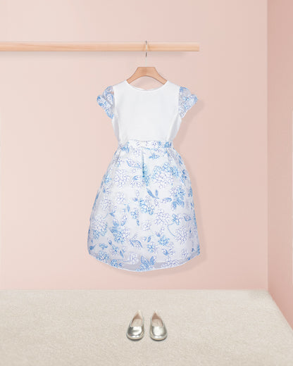 Marianne Ortensia Blue Floral - Dress