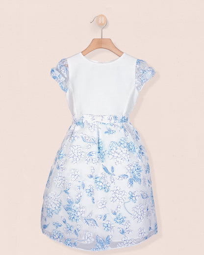 Marianne Ortensia Blue Floral - Dress