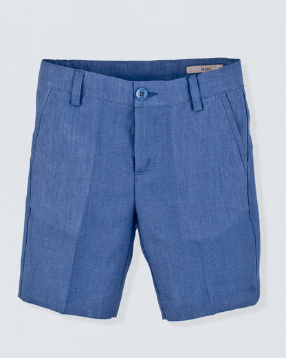 Blade Prince Harry Blue Linen Shorts - Pant