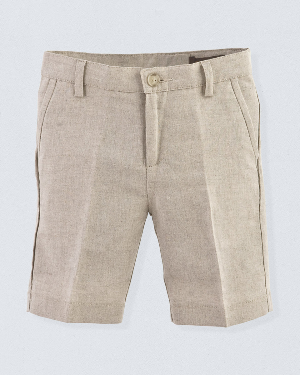 Blade Natural Linen Shorts