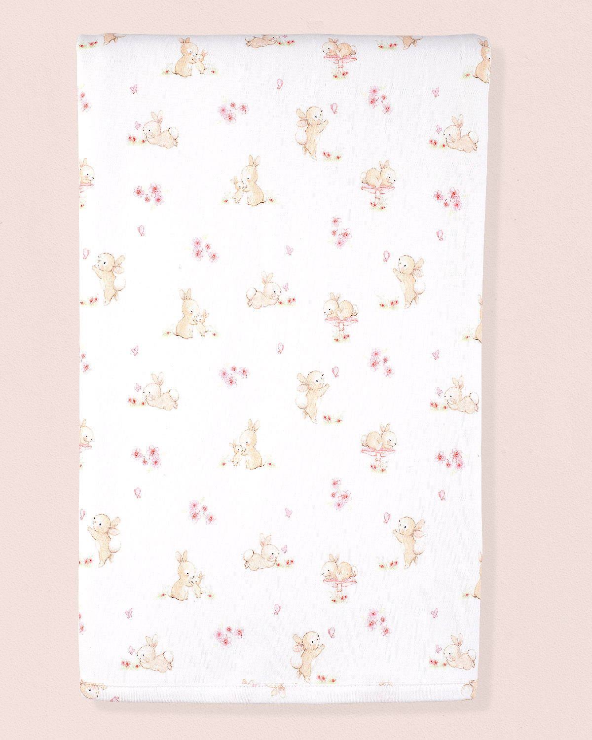 Pima Bunnies Receiving Blanket - Blanket
