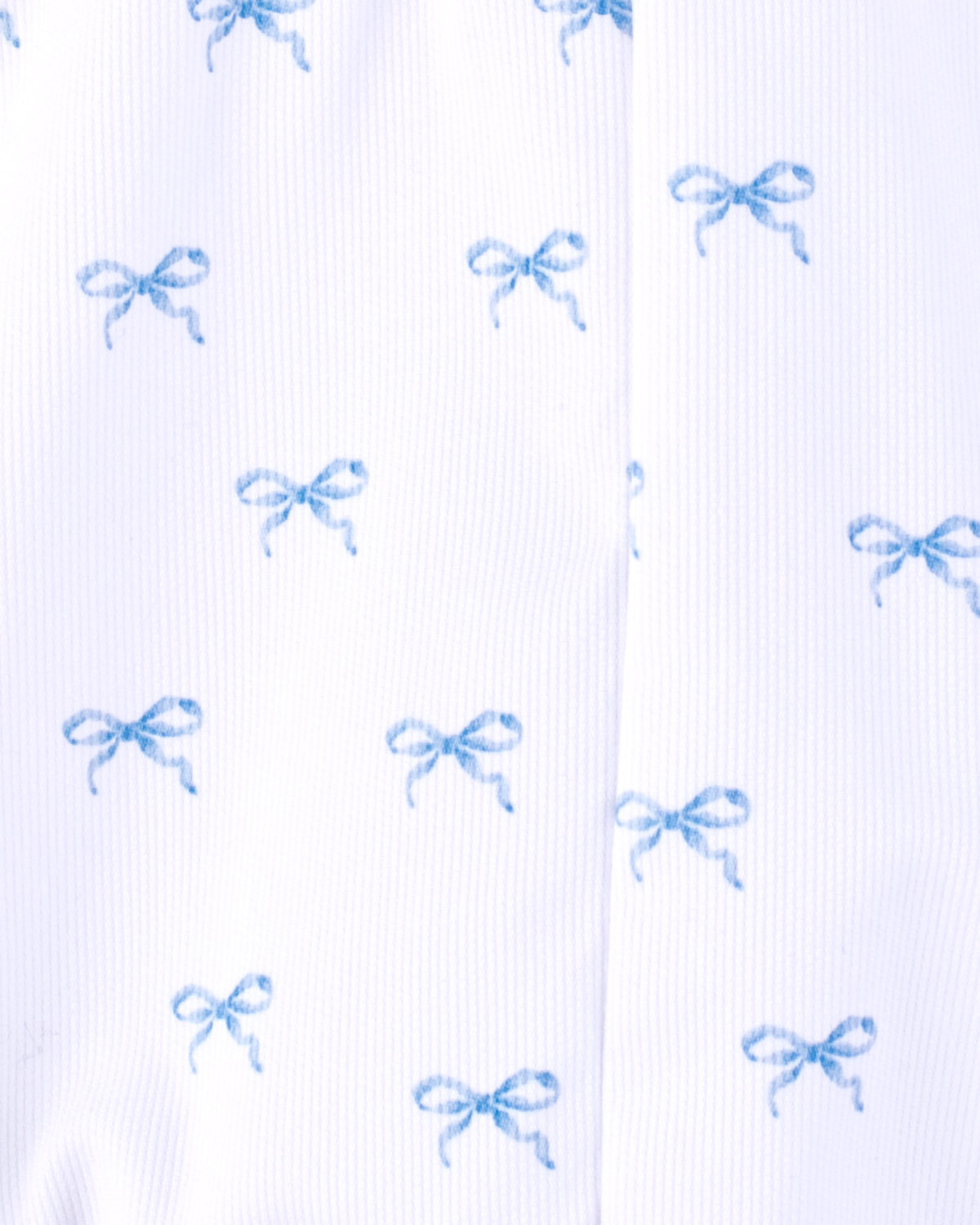 Palm Beach Antique Blue Bows Bubble - Romper