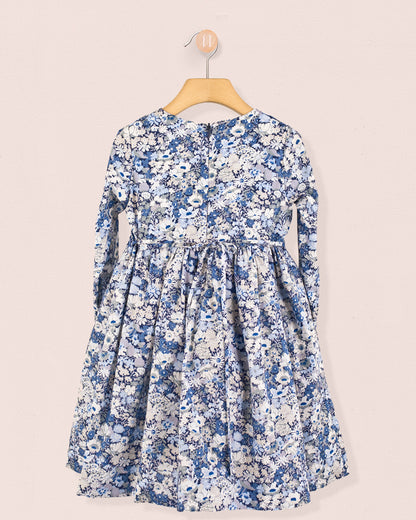 Bonheur Liberty Thorpe Navy - Smocked Dress