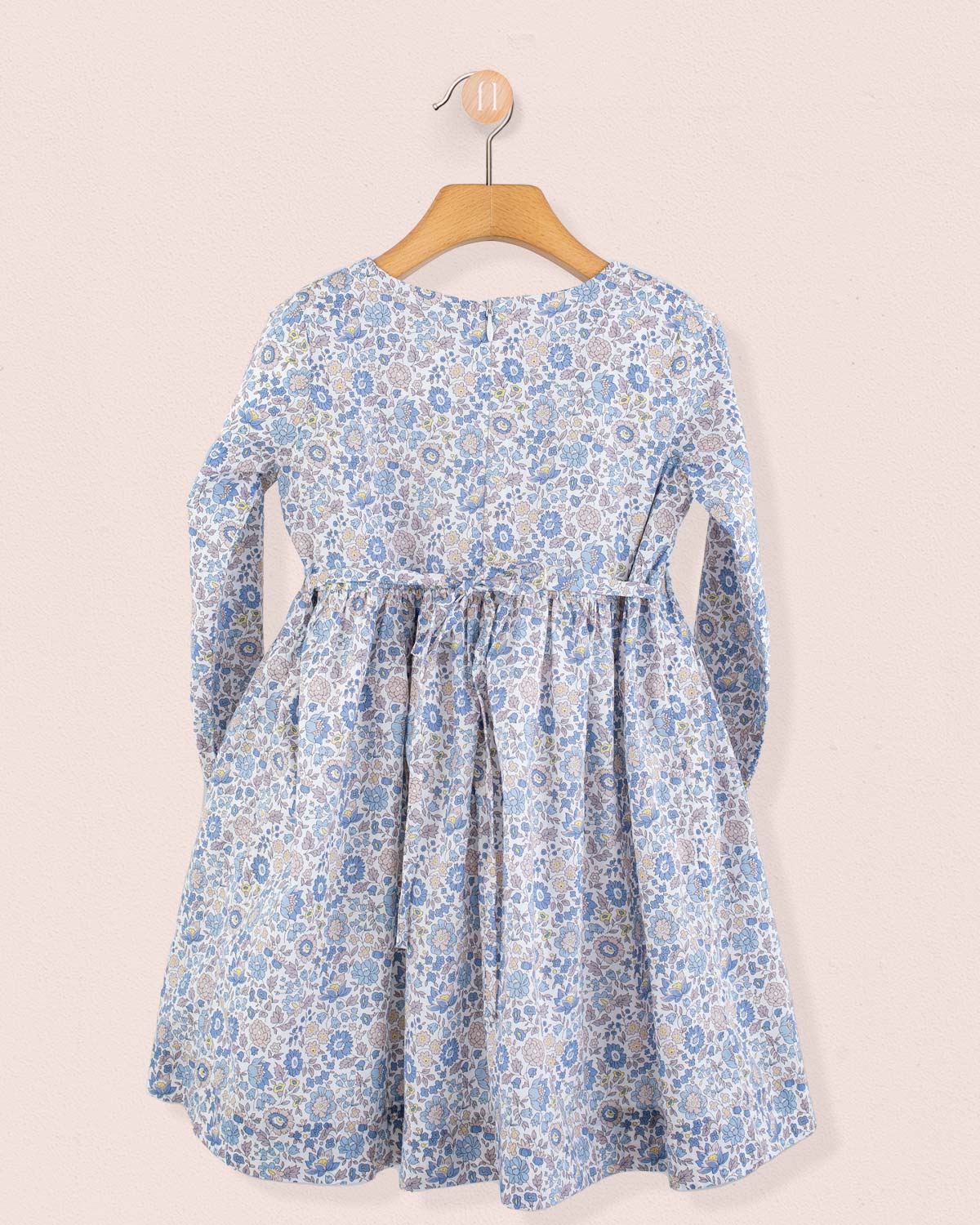 Bonheur Liberty D'Anjo Neutral - Smocked Dress