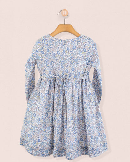 Bonheur Liberty D'Anjo Neutral - Smocked Dress