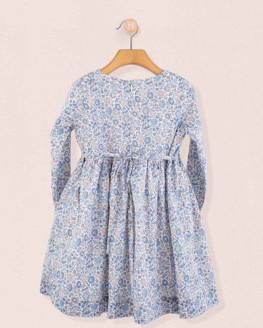 Bonheur Liberty D'Anjo Neutral - Smocked Dress