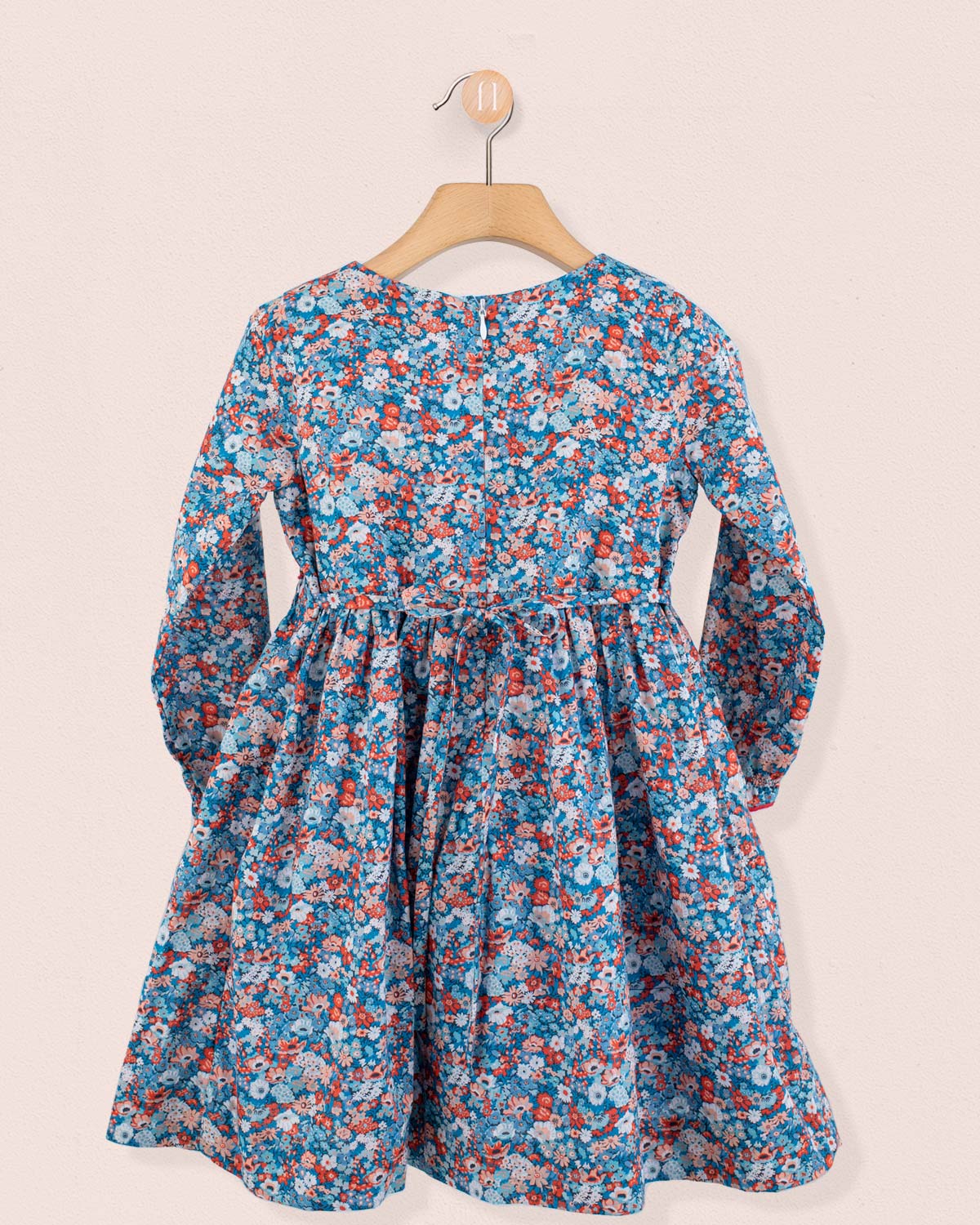 Bonheur Liberty Thorpe Coral - Smocked Dress