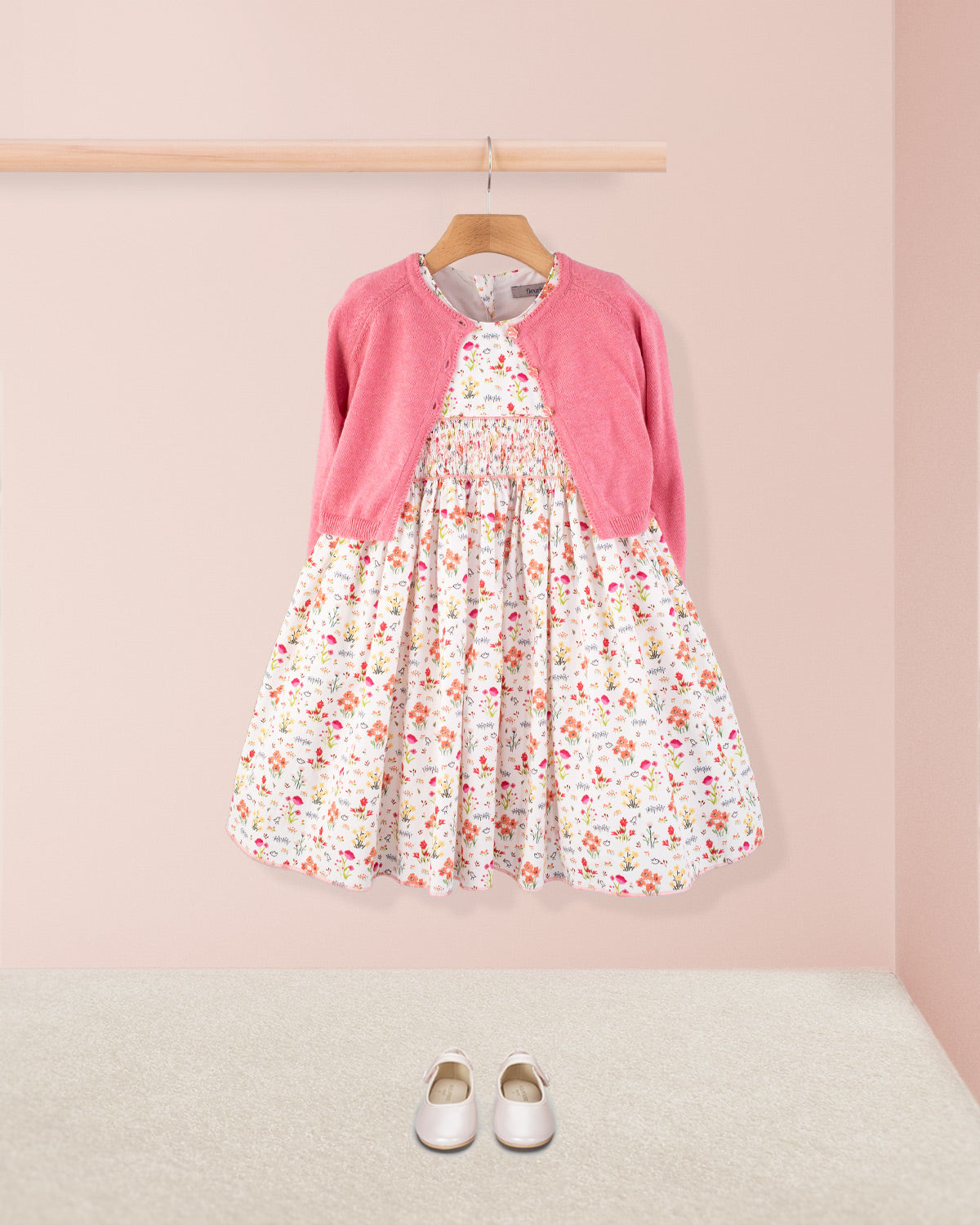 Bonnie Happy Garden Smock - Smocked Dress