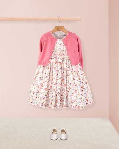 Bonnie Happy Garden Smock - Smocked Dress