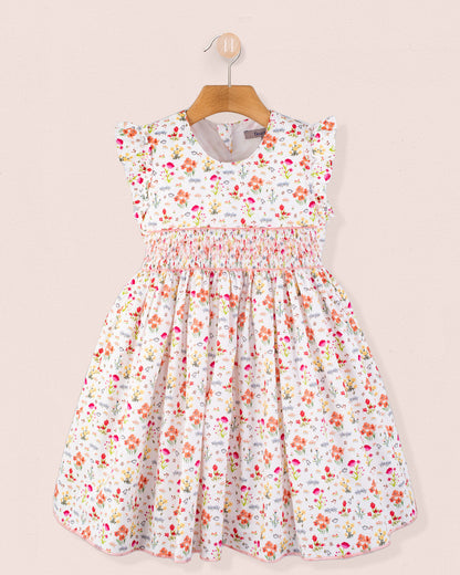 Bonnie Happy Garden Smock - Smocked Dress