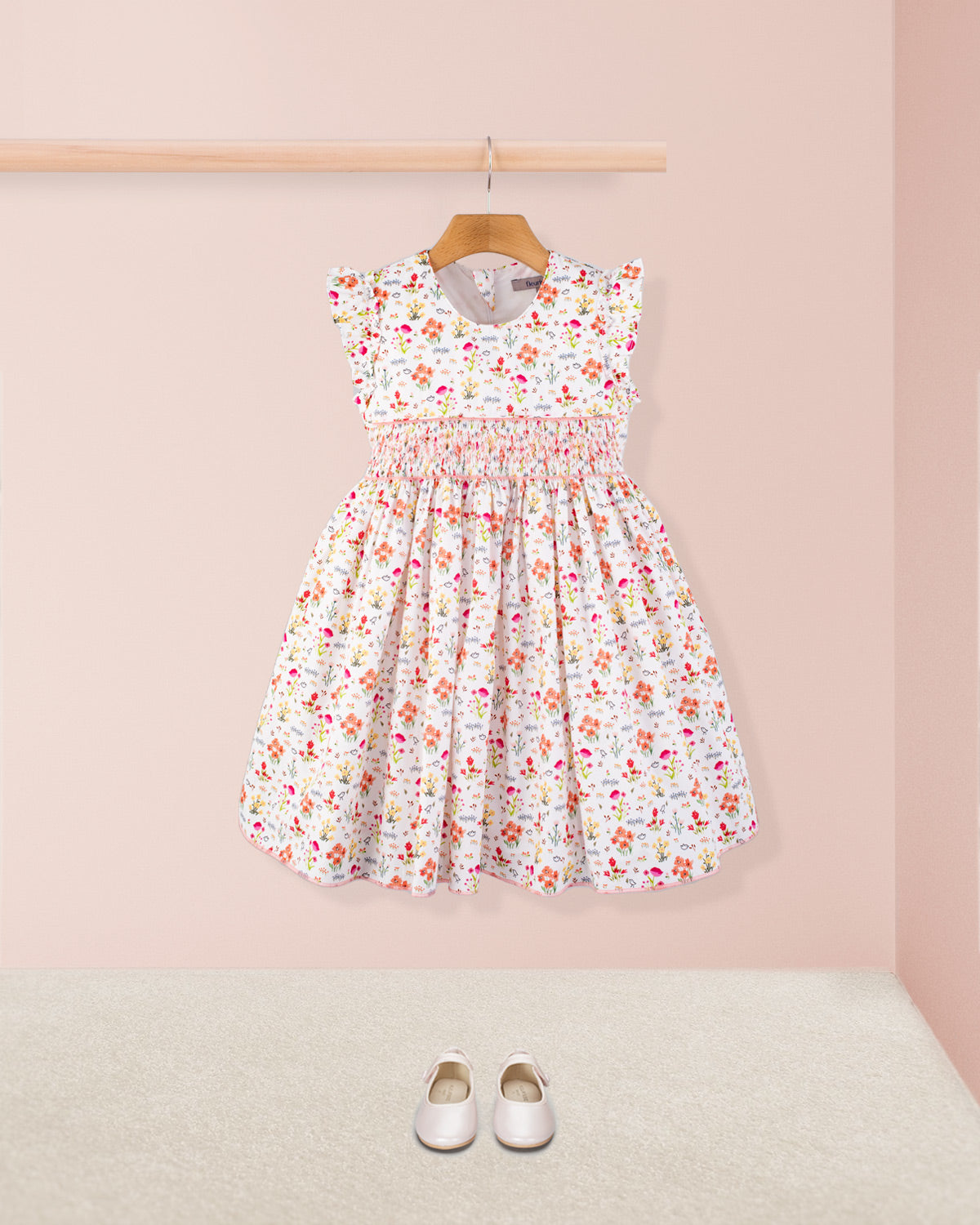 Bonnie Happy Garden Smock - Smocked Dress