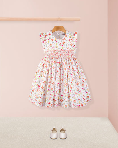 Bonnie Happy Garden Smock - Smocked Dress