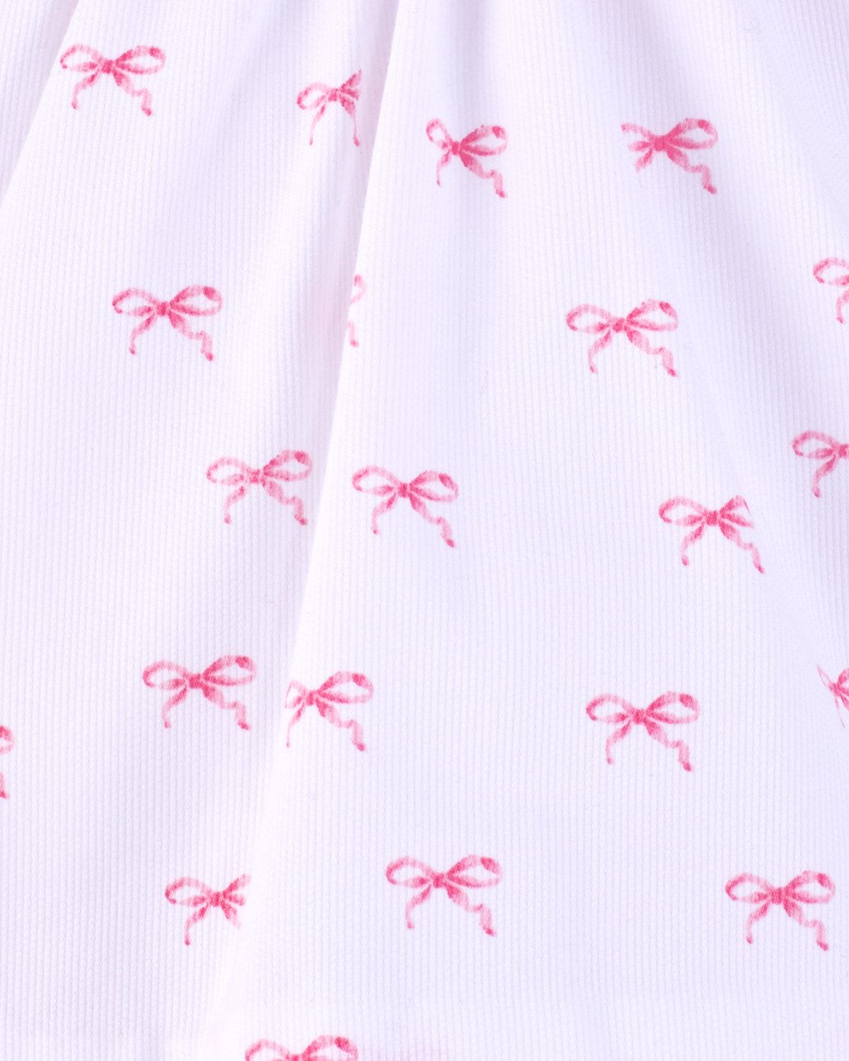 Kennedy Antique Pink Bows Smocked Bubble - Romper