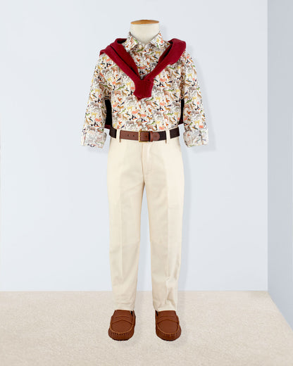 Bernard Liberty Colorful Animals Shirt - Shirt