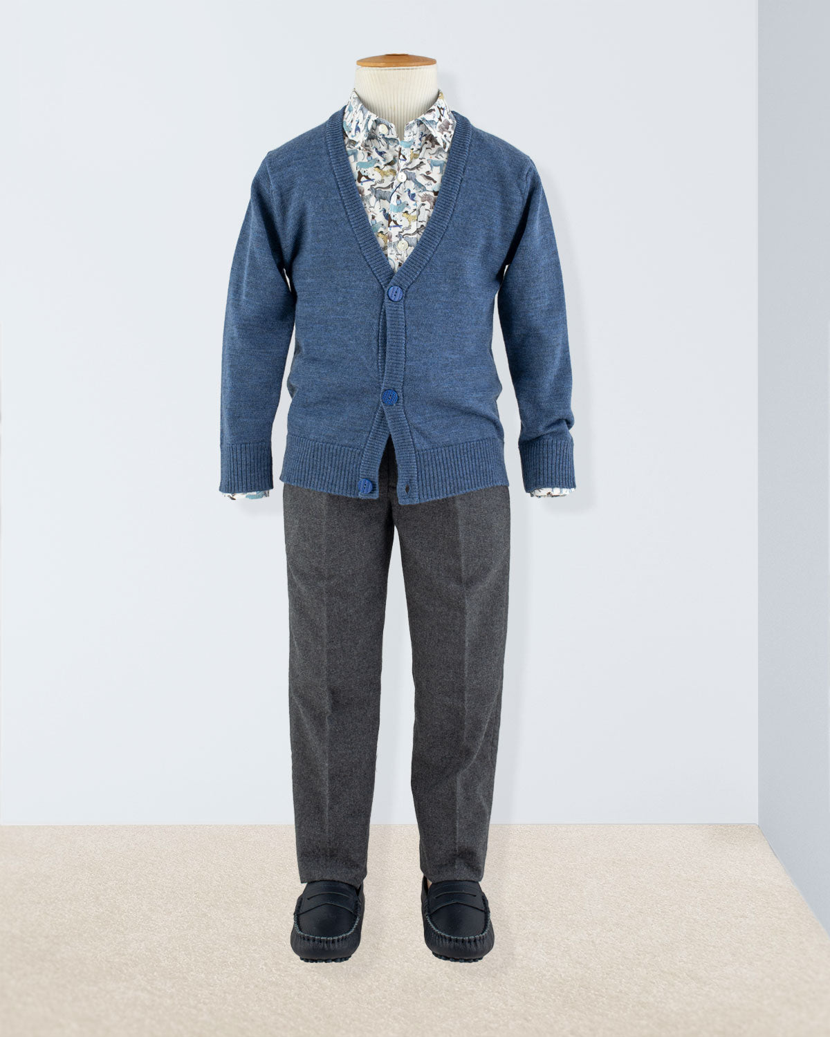 Nicholas Twilight Blue Cardigan - Sweater