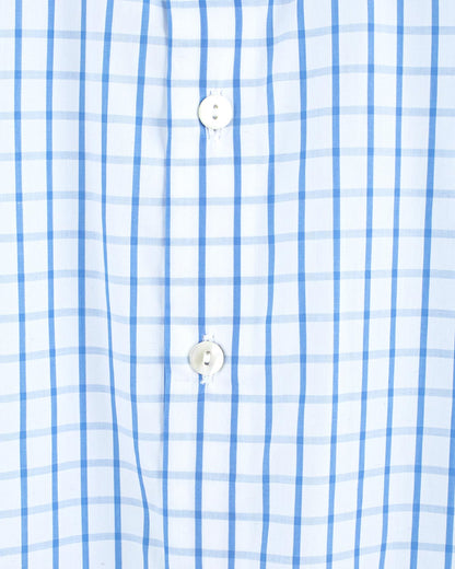 Bernard Blue Squares Shirt - Shirt