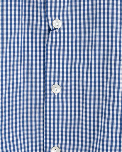 Bernard Summer Navy Check Shirt - Shirt