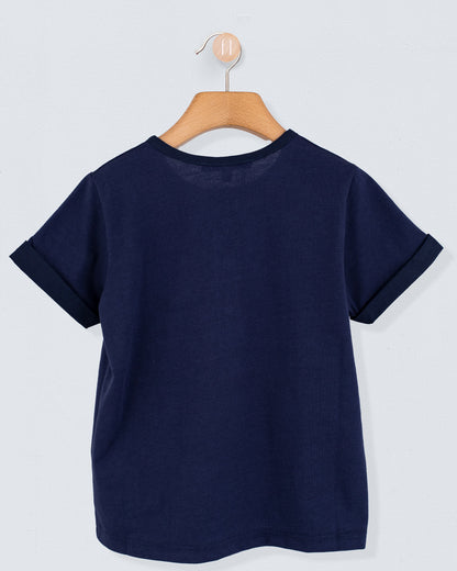 Henley Italian Summer Navy T-Shirt - Shirt