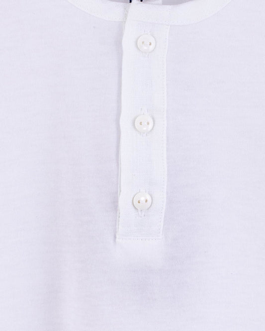 Henley iItalian White T-Shirt - Shirt