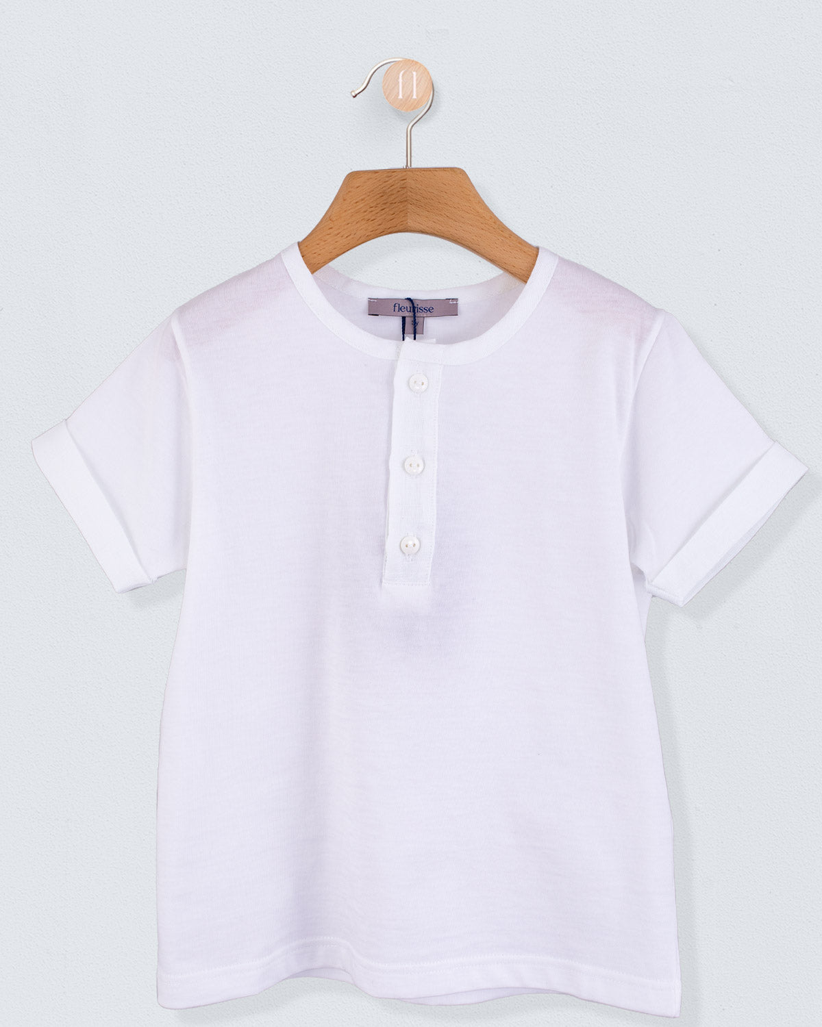 Henley iItalian White T-Shirt - Shirt