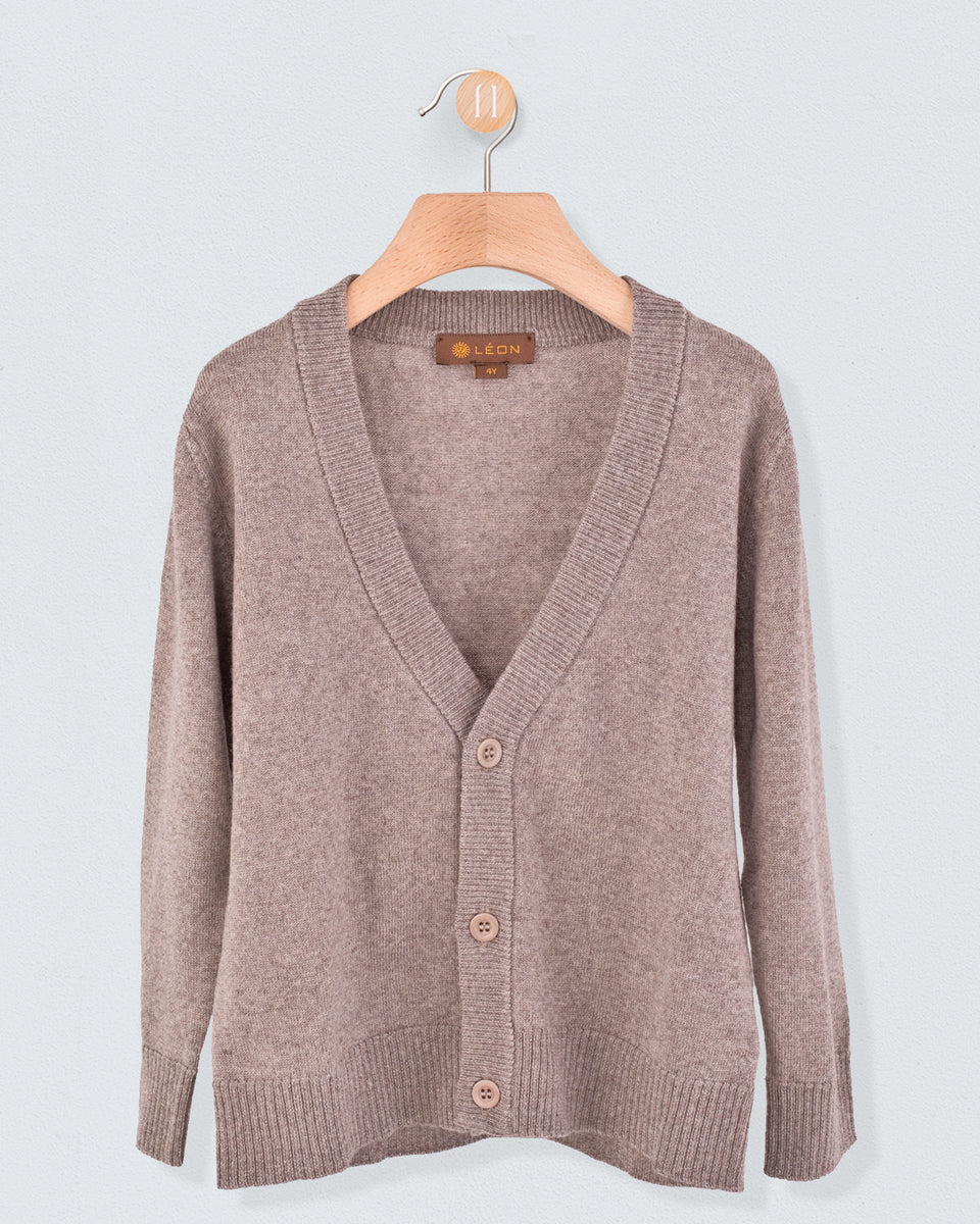 Nicholas Chestnut Mélange Cardigan