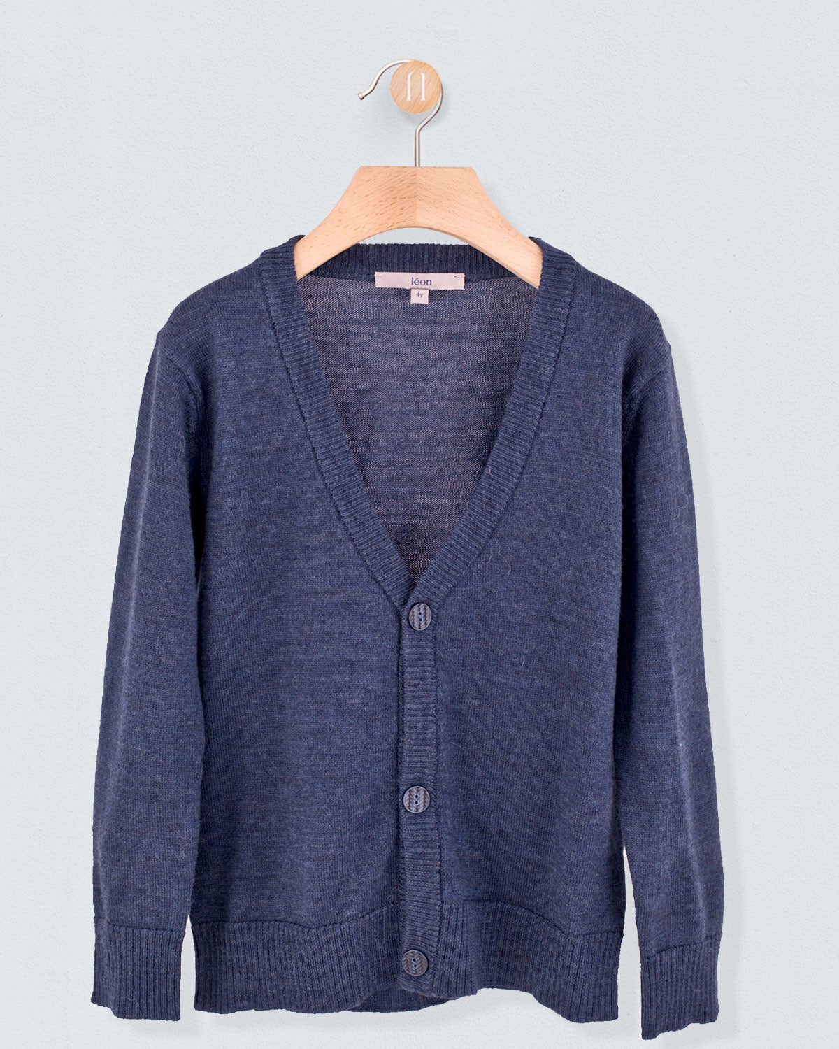 Nicholas Winter Blue Mélange Cardigan - Sweater