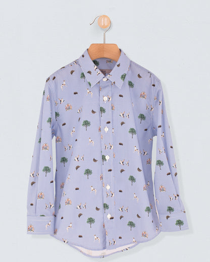 Louis Italian Country Gingham Onesie Shirt - Shirt