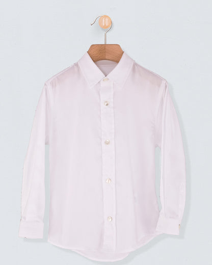 Bernard Fine Italian White Shirt - Shirt