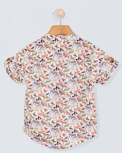 Brando Liberty Colorful Animals Tunic - Shirt